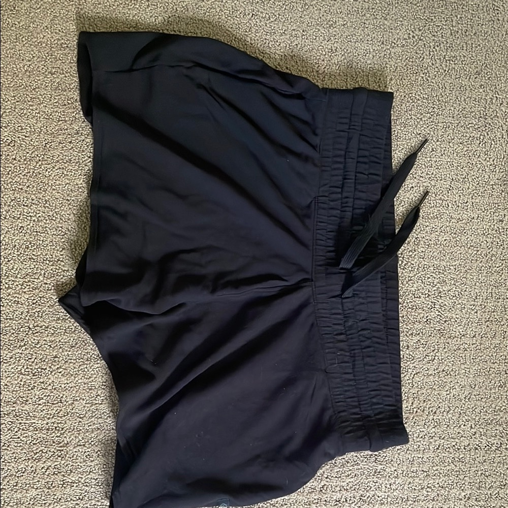 Black Tasc Athletic Shorts with Elastic Waistband